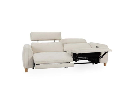 Conway Ivory 2 Piece Power Reclining Sofa - Ornate Home