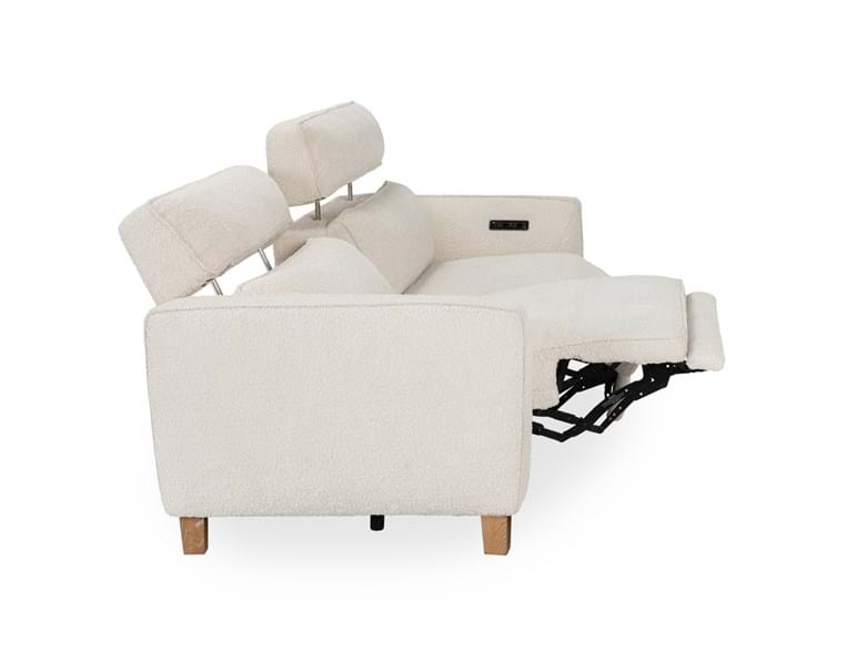 Conway Ivory 2 Piece Power Reclining Sofa - Ornate Home