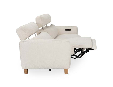 Conway Ivory 2 Piece Power Reclining Sofa - Ornate Home