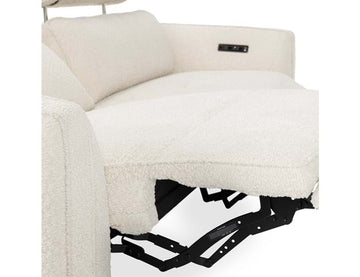 Conway Ivory 2 Piece Power Reclining Sofa - Ornate Home