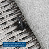 Conway Light Gray/Gray Outdoor Patio Wicker Rattan Armchair - Ornate Home