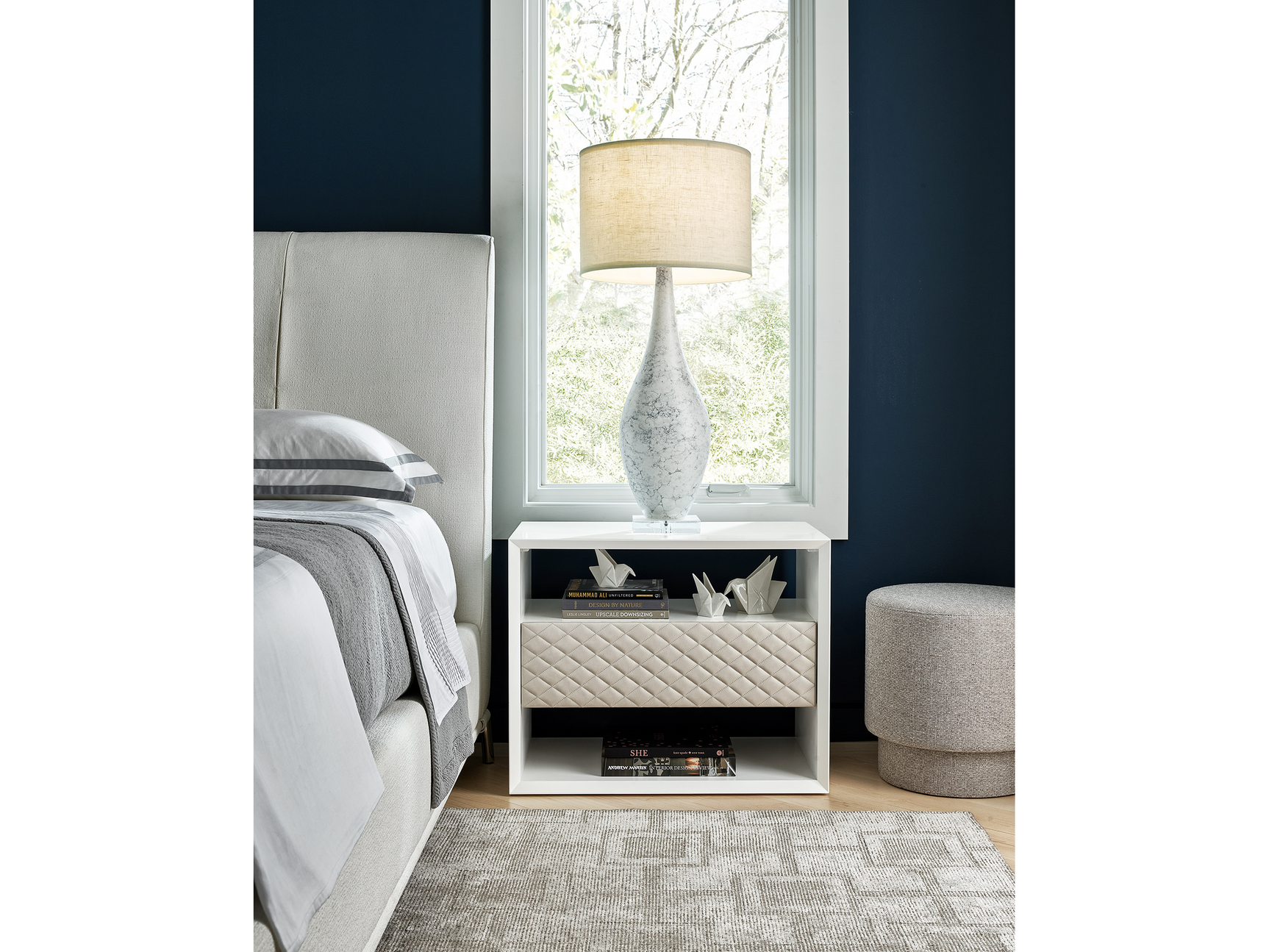 Conway White King Bed - Ornate Home