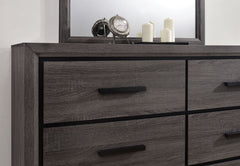 Conwy Gray 5 Pc. Queen Bedroom Set w/ 2NS - Ornate Home
