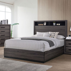 Conwy Gray 5 Pc. Queen Bedroom Set w/ 2NS - Ornate Home
