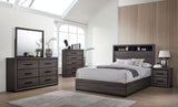 Conwy Gray 5 Pc. Queen Bedroom Set w/ 2NS - Ornate Home
