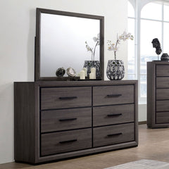 Conwy Gray 5 Pc. Queen Bedroom Set w/ Chest - Ornate Home