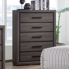 Conwy Gray 5 Pc. Queen Bedroom Set w/ Chest - Ornate Home