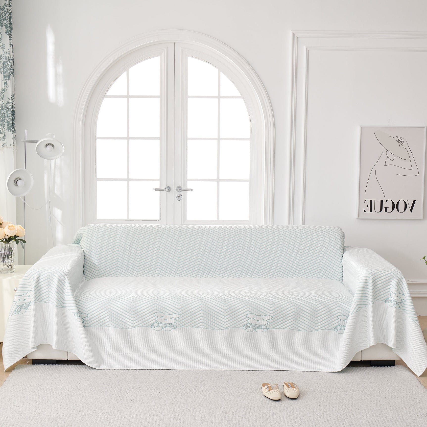 Cool Summer Blanket for Couches Soft Comfy Lightweight Cooling Sofa Blankets Cover - Ornate Home