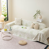 Cooling Botanical Jacquard Couch Cover Decorative Furniture Cover for Loveseat & Sofas - Ornate Home
