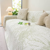 Cooling Botanical Jacquard Couch Cover Decorative Furniture Cover for Loveseat & Sofas - Ornate Home