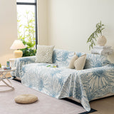 Cooling Botanical Jacquard Couch Cover Decorative Furniture Cover for Loveseat & Sofas - Ornate Home