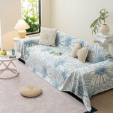 Cooling Botanical Jacquard Couch Cover Decorative Furniture Cover for Loveseat & Sofas - Ornate Home
