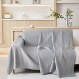 Cooling Comfy Throw Sofa Cover, Textured & Breathable, Multi-Use Decorative Couch Covers for Summer - Ornate Home