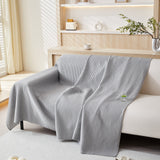 Cooling Comfy Throw Sofa Cover, Textured & Breathable, Multi-Use Decorative Couch Covers for Summer - Ornate Home