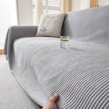 Cooling Comfy Throw Sofa Cover, Textured & Breathable, Multi-Use Decorative Couch Covers for Summer - Ornate Home