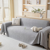 Cooling Comfy Throw Sofa Cover, Textured & Breathable, Multi-Use Decorative Couch Covers for Summer - Ornate Home