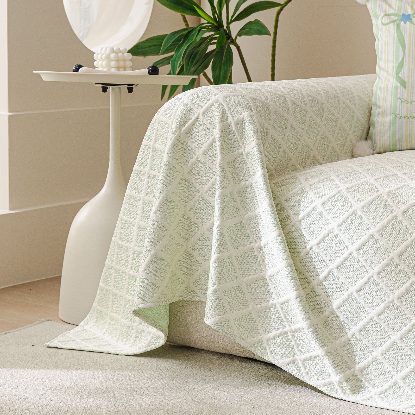 Cooling Couch Cover Throw, Washable Breathable Summer Bed Cover Sofa Protector Covers - Ornate Home