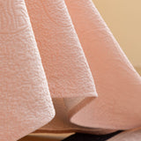 Cooling Embossed Botanical Couch Cover, Soft Ice Silk Furniture Protector for Sofa - Ornate Home