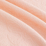 Cooling Embossed Botanical Couch Cover, Soft Ice Silk Furniture Protector for Sofa - Ornate Home