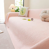 Cooling Embossed Botanical Couch Cover, Soft Ice Silk Furniture Protector for Sofa - Ornate Home