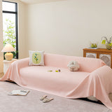 Cooling Embossed Botanical Couch Cover, Soft Ice Silk Furniture Protector for Sofa - Ornate Home