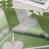Cooling Four-Leaf Clover Hope Faith Love Luck Summer Comfy Ice Silk Furniture Throw Covers for Sofas - Ornate Home