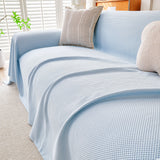 Cooling Ice Silk Knit Couch Cover, Breathable Pet Friendly Soft Throw Cover for Sofas - Ornate Home