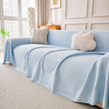 Cooling Ice Silk Knit Couch Cover, Breathable Pet Friendly Soft Throw Cover for Sofas - Ornate Home