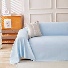 Cooling Ice Silk Knit Couch Cover, Breathable Pet Friendly Soft Throw Cover for Sofas - Ornate Home