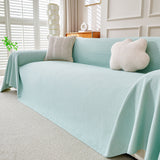 Cooling Ice Silk Knit Couch Cover, Breathable Pet Friendly Soft Throw Cover for Sofas - Ornate Home