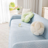 Cooling Ice Silk Sofa Throw Cover, Summer Diamond Textured Furniture Protector Blanket - Ornate Home
