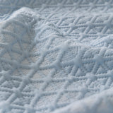 Cooling Ice Silk Sofa Throw Cover, Summer Diamond Textured Furniture Protector Blanket - Ornate Home