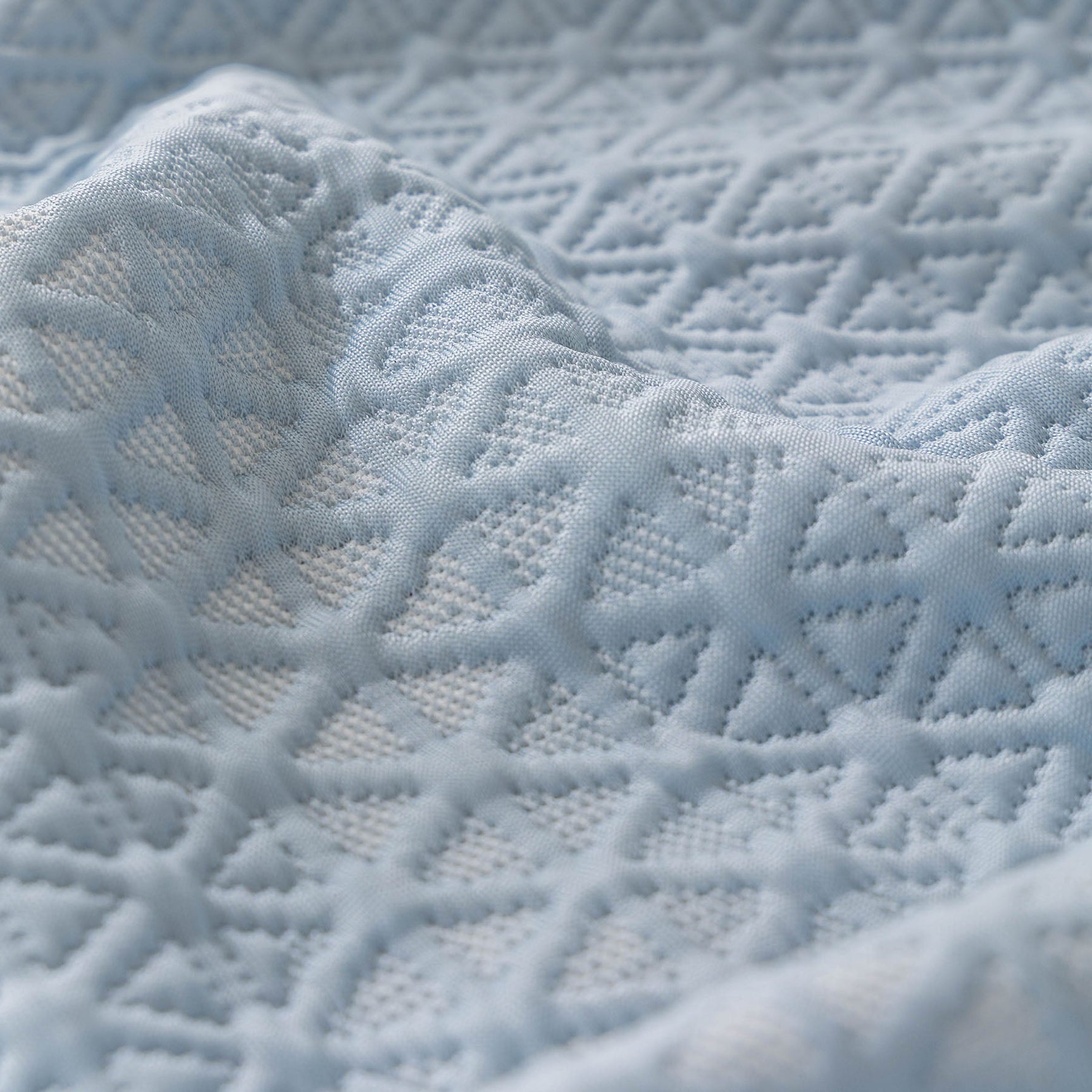 Cooling Ice Silk Sofa Throw Cover, Summer Diamond Textured Furniture Protector Blanket - Ornate Home