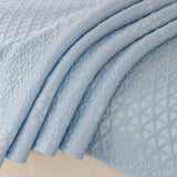Cooling Ice Silk Sofa Throw Cover, Summer Diamond Textured Furniture Protector Blanket - Ornate Home