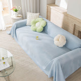 Cooling Ice Silk Sofa Throw Cover, Summer Diamond Textured Furniture Protector Blanket - Ornate Home