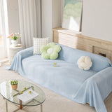 Cooling Ice Silk Sofa Throw Cover, Summer Diamond Textured Furniture Protector Blanket - Ornate Home