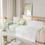 Cooling Ice Silk Sofa Throw Cover, Summer Diamond Textured Furniture Protector Blanket - Ornate Home