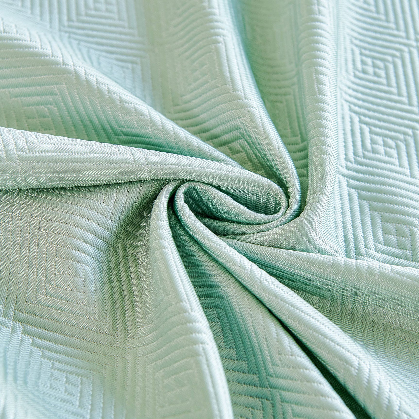Cooling Ice Silk Soft Sofa Cover Blanket, Woven Geometric Textured Modern Couch Cover - Ornate Home