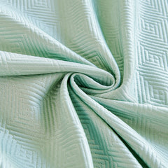 Cooling Ice Silk Soft Sofa Cover Blanket, Woven Geometric Textured Modern Couch Cover - Ornate Home