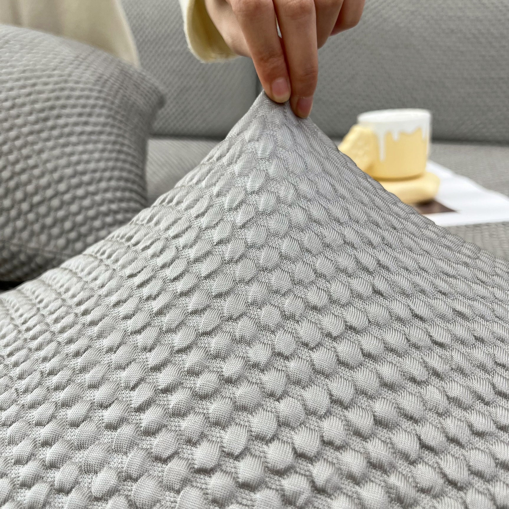 Cooling Stretch Sofa Seat Cushion Covers, Slip Covers for Cushions, Universal Couch Cushion Protector - Ornate Home