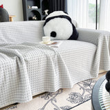 Cooling Textured Sofa Cover Washable Soft Couch Throw Blanket for Summer & Pets - Ornate Home