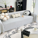 Cooling Textured Sofa Cover Washable Soft Couch Throw Blanket for Summer & Pets - Ornate Home