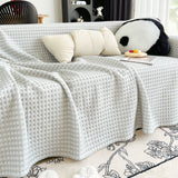 Cooling Textured Sofa Cover Washable Soft Couch Throw Blanket for Summer & Pets - Ornate Home