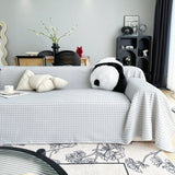 Cooling Textured Sofa Cover Washable Soft Couch Throw Blanket for Summer & Pets - Ornate Home