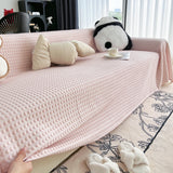 Cooling Textured Sofa Cover Washable Soft Couch Throw Blanket for Summer & Pets - Ornate Home