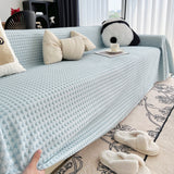 Cooling Textured Sofa Cover Washable Soft Couch Throw Blanket for Summer & Pets - Ornate Home