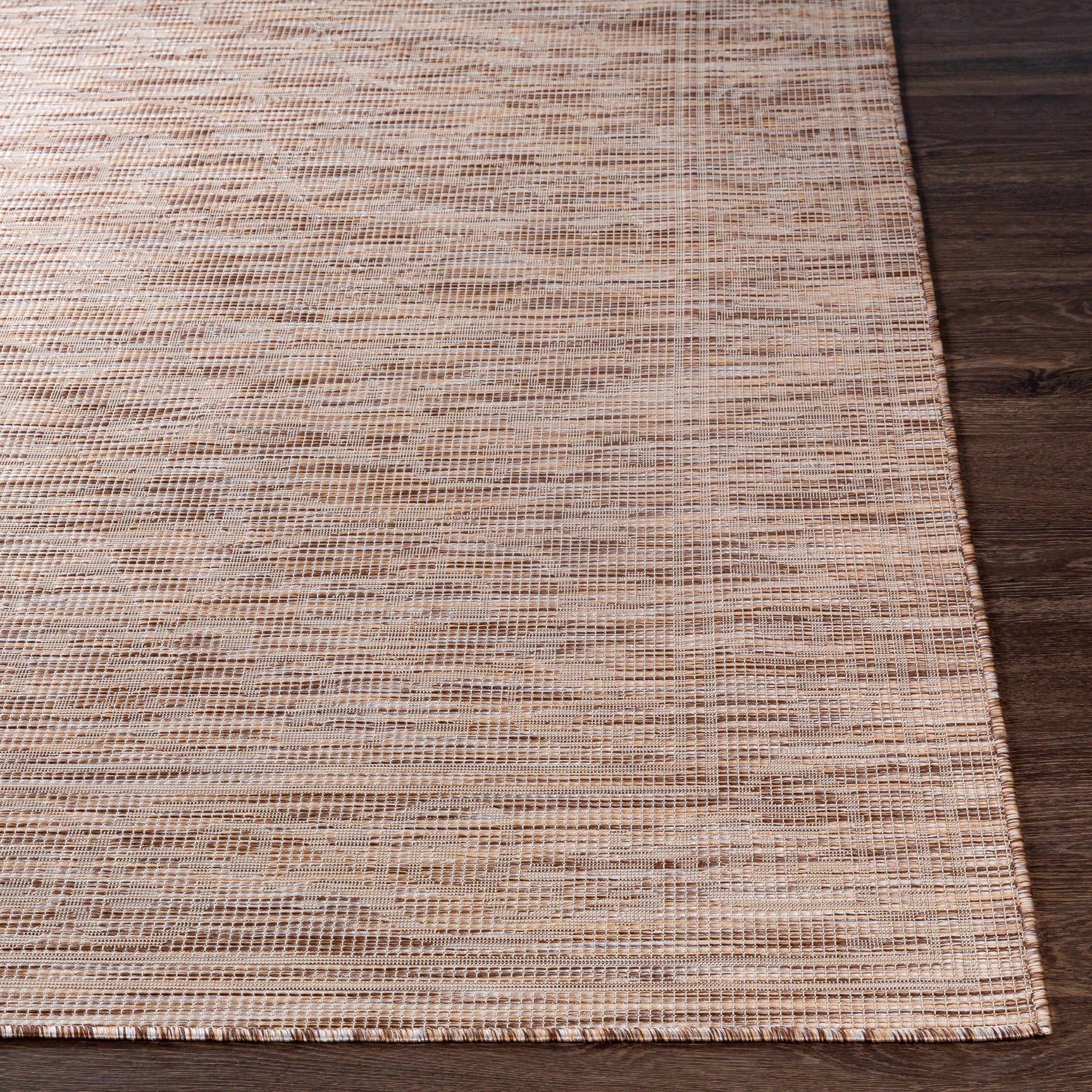 Coolville Brown Flatweave Outdoor Area Carpet - Clearance - Ornate Home