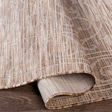 Coolville Brown Flatweave Outdoor Area Carpet - Clearance - Ornate Home