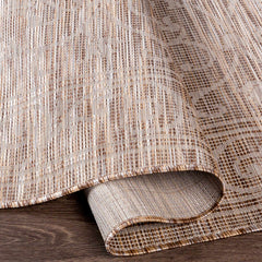 Coolville Brown Flatweave Outdoor Area Carpet - Clearance - Ornate Home