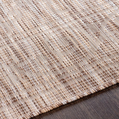 Coolville Brown Flatweave Outdoor Area Carpet - Clearance - Ornate Home